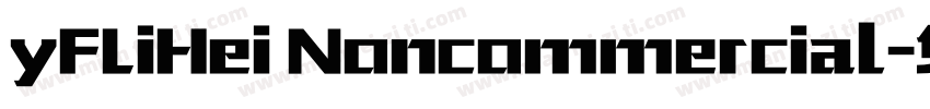 yFLiHei Noncommercial字体转换